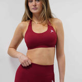 Core Luxe Sports Bra – Bordeaux