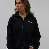 ESSENTIAL ZIP HOODIE | BLACK