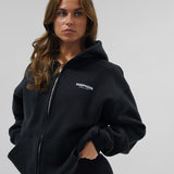 ESSENTIAL ZIP HOODIE | BLACK