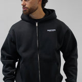 ESSENTIAL ZIP HOODIE | BLACK