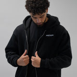 ESSENTIAL ZIP HOODIE | BLACK