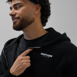 ESSENTIAL ZIP HOODIE | BLACK