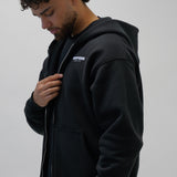 ESSENTIAL ZIP HOODIE | BLACK