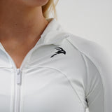 Arctic Aura Zip vest - White