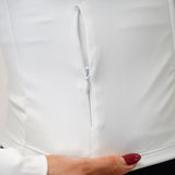 Arctic Aura Zip vest - White