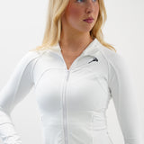 Arctic Aura Zip vest - White