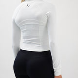 Arctic Aura Zip vest - White