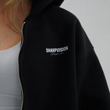 ESSENTIAL ZIP HOODIE | BLACK