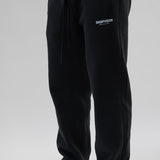 ESSENTIAL STRAIGHT LEG JOGGER - BLACK