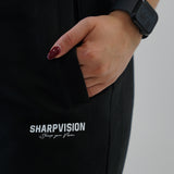 ESSENTIAL STRAIGHT LEG JOGGER - BLACK