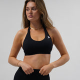 Core Luxe Sports Bra – Black