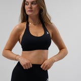 Core Luxe Sports Bra – Black