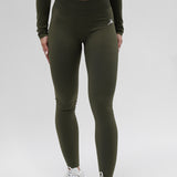 Core Luxe Leggings - Army Green