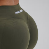 Core Luxe Leggings - Army Green