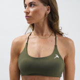Core Lines Sports Bra - Army Green