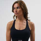 Crossover Sports Bra – Black