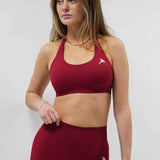 Core Luxe Sports Bra – Bordeaux