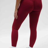 Core Luxe Leggings – Bordeaux