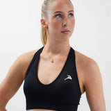 Elegant lines Sports Bra – Black