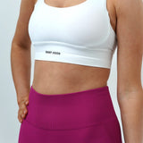 Crossover Sports Bra – White