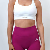 Crossover Sports Bra – White