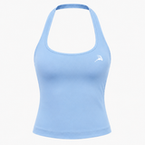 Core Luxe Long Top - Sky Blue