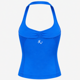 Core Luxe Long Top - Cobalt Blue