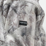 CAMO LEAF OVERSIZED ZIP HOODIE - WOMEN