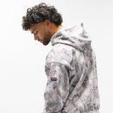 CAMO LEAF OVERSIZED ZIP HOODIE - MEN