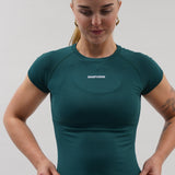 Core Luxe T-Shirt - Emerald Green