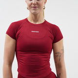 Core Luxe T-Shirt - Bordeaux Red