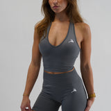 Empower Long Top - Grey