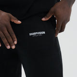 ESSENTIAL STRAIGHT LEG JOGGER - BLACK