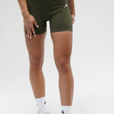Core Luxe Shorts - Army Green