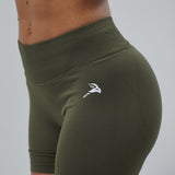 Core Luxe Shorts - Army Green
