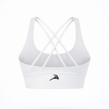 Crossover Sports Bra – White