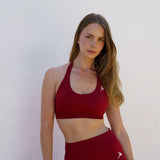 Core Luxe Shorts - Bordeaux