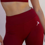 Core Luxe Shorts - Bordeaux