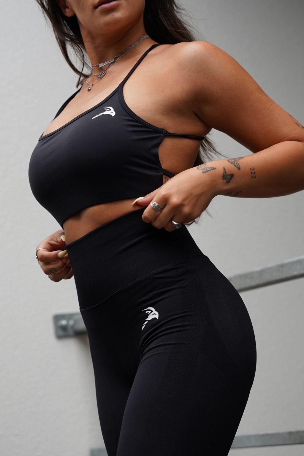 Elevate Seamless Leggings - Black - Image 7