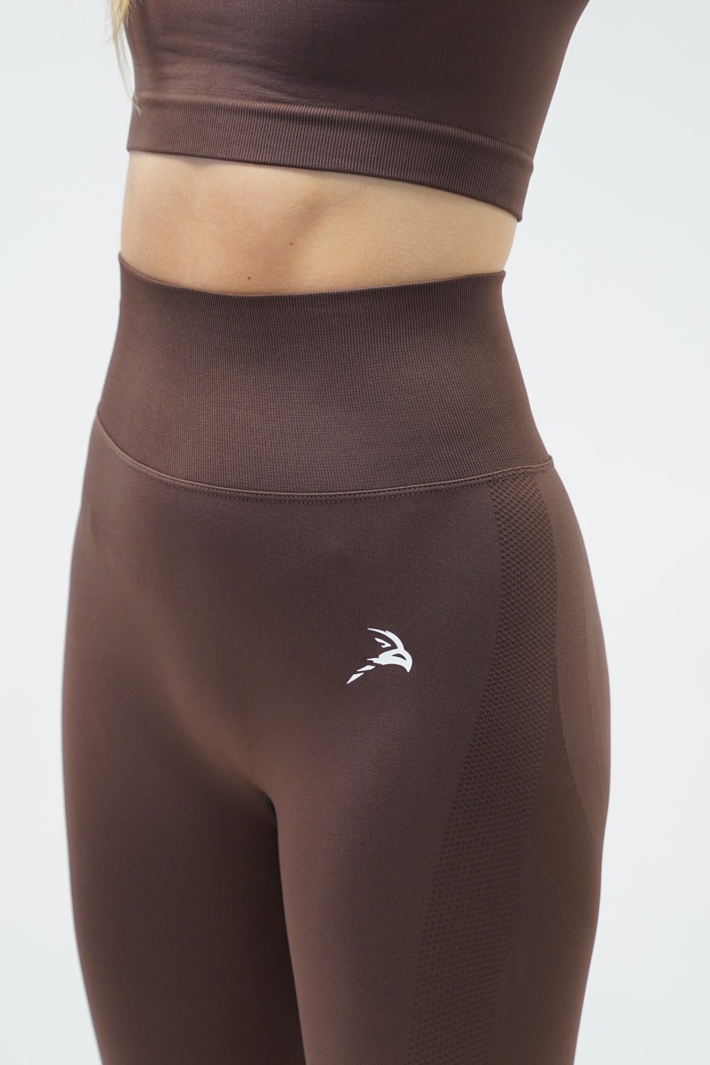 Elevate Seamless Leggings - Brown - Image 4