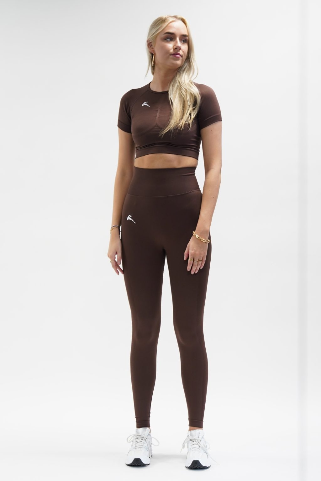 Elevate Seamless Leggings - Brown - Image 5