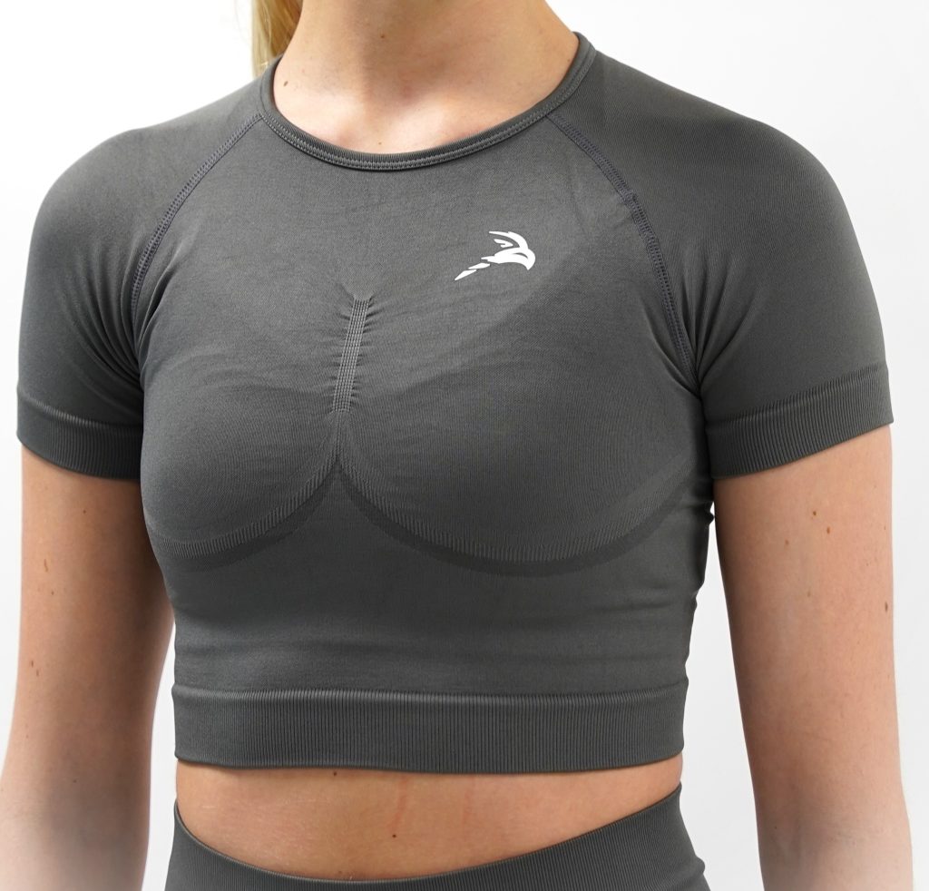 Elevate Croptop - Dark Grey