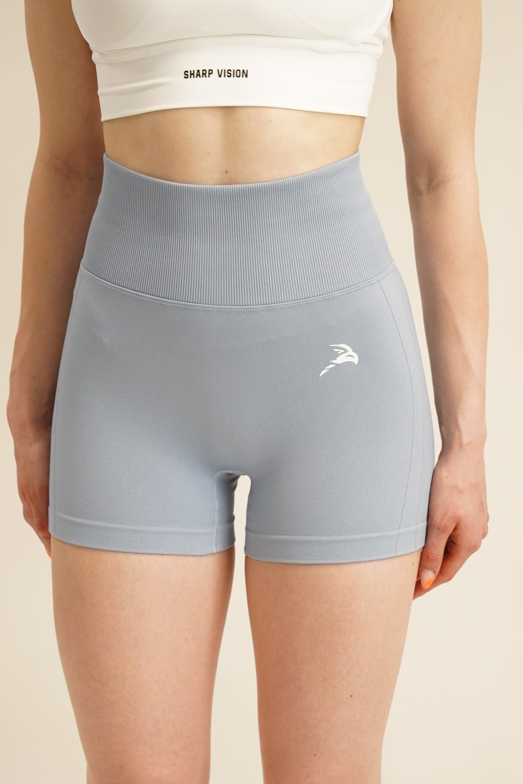 Lift Seamless Shorts - Light Blue Grey