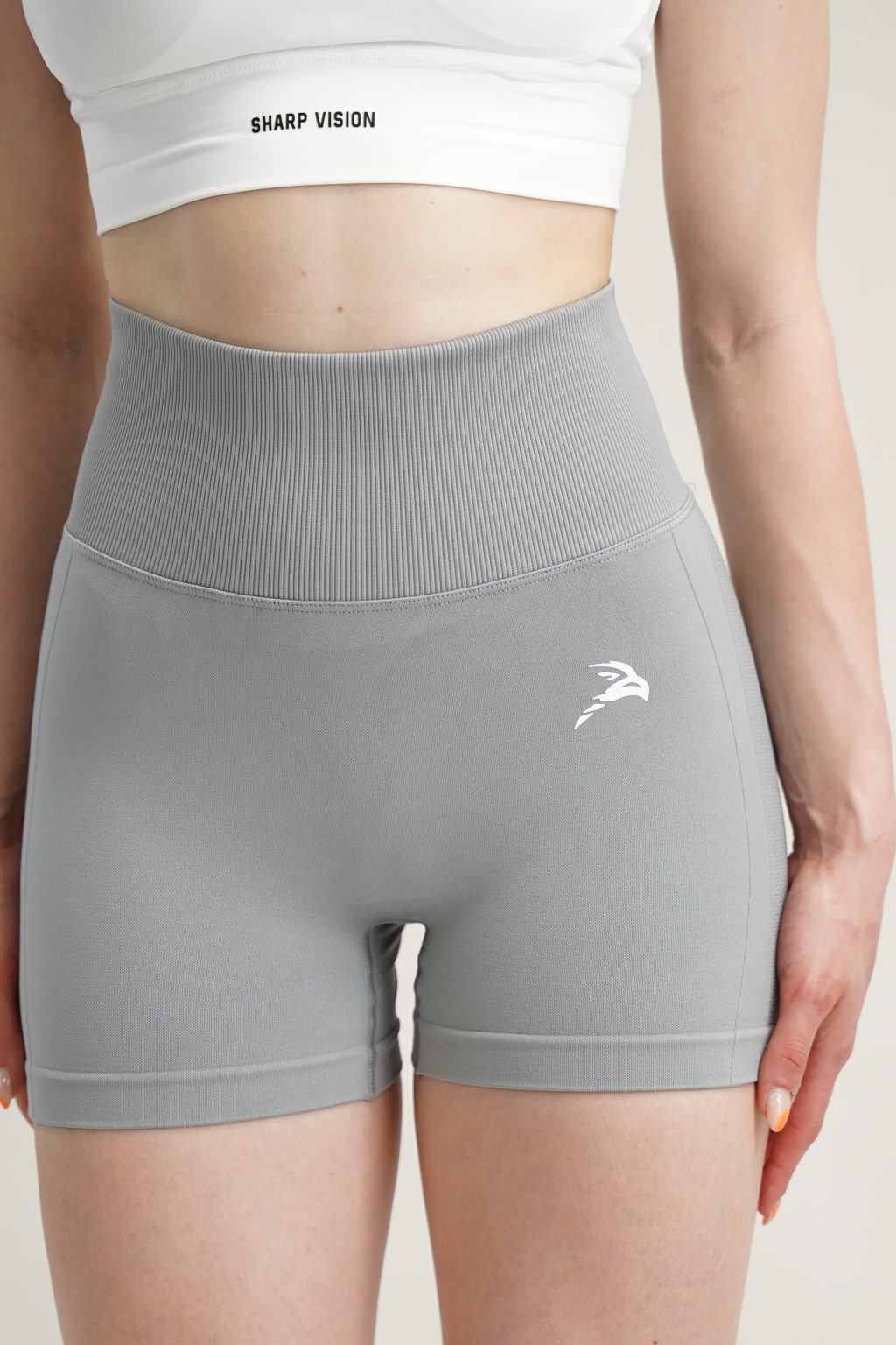 Lift Seamless Shorts - Grey - Image 4