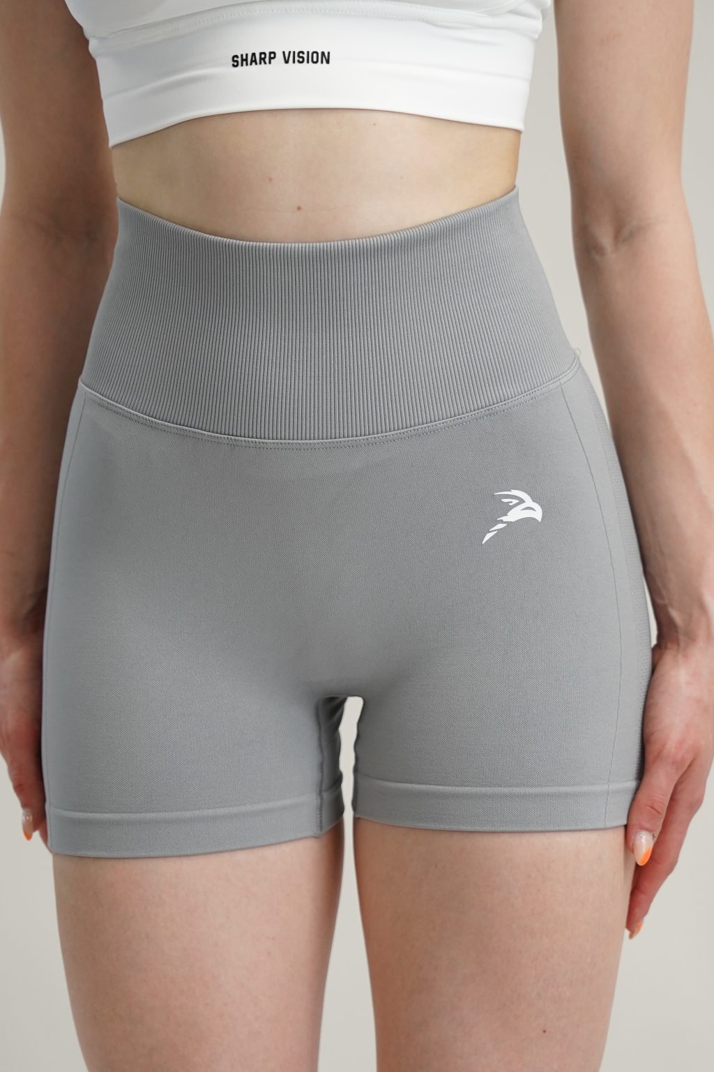 Lift Seamless Shorts - Grey - Image 5