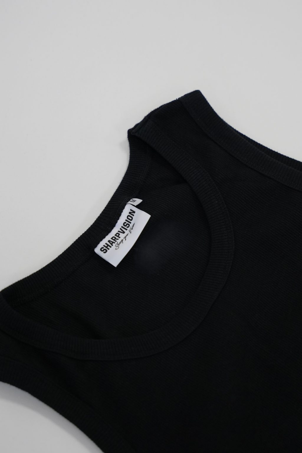 SV Ribbed Tank - Black