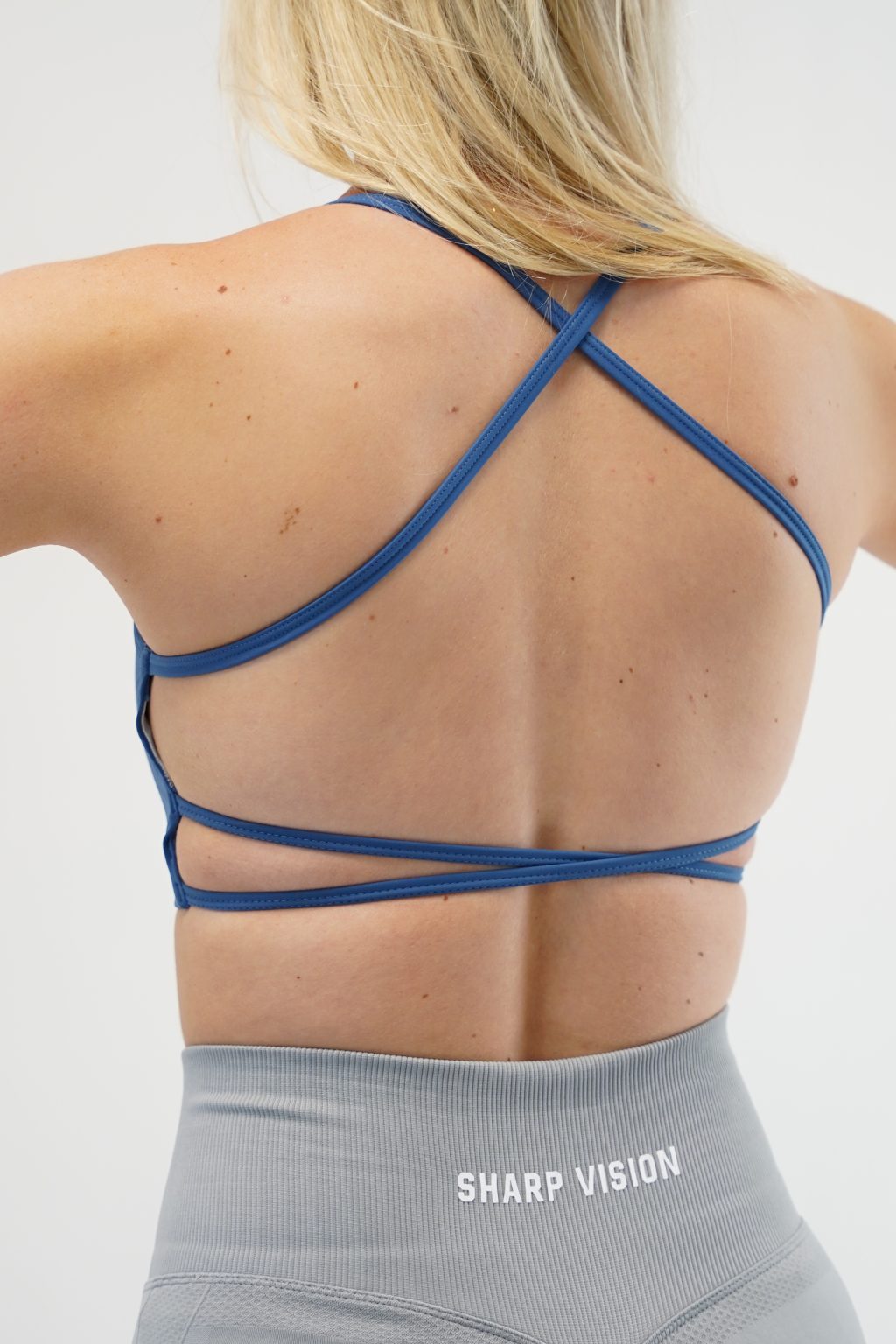 SV Backless Sports Bra - Blue - Image 7