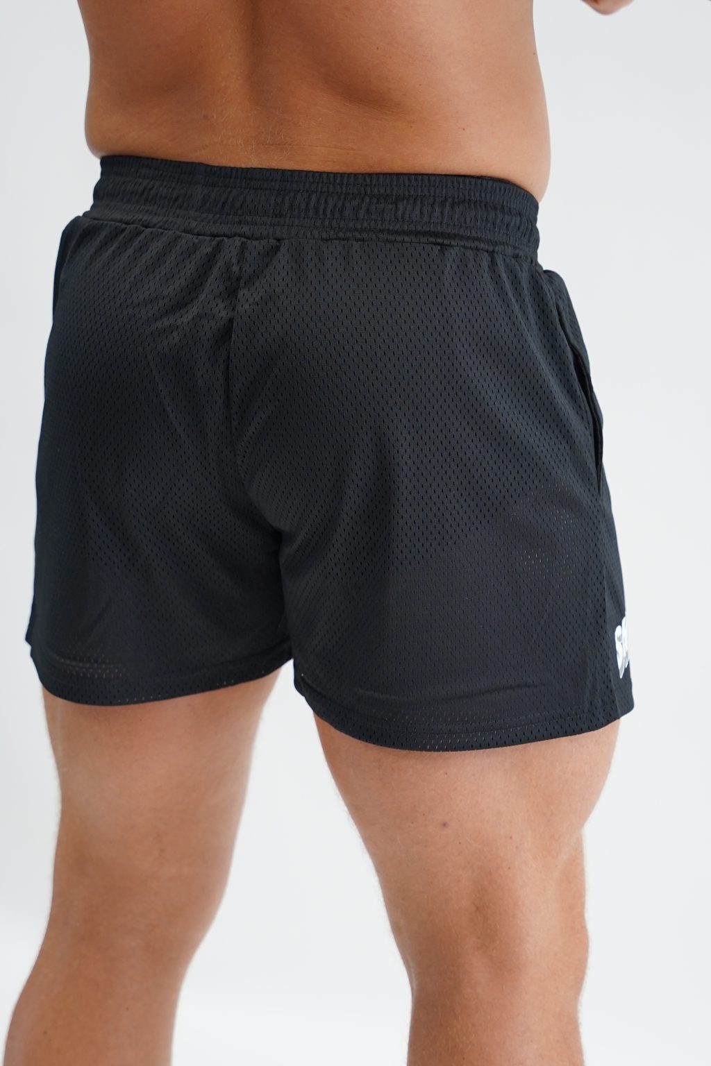 SV Vented Mesh Shorts - Black - Image 2