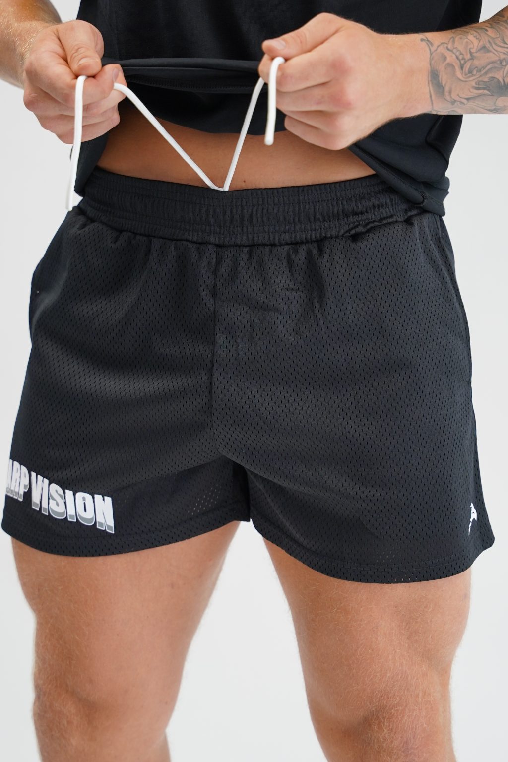 SV Vented Mesh Shorts - Black - Image 11