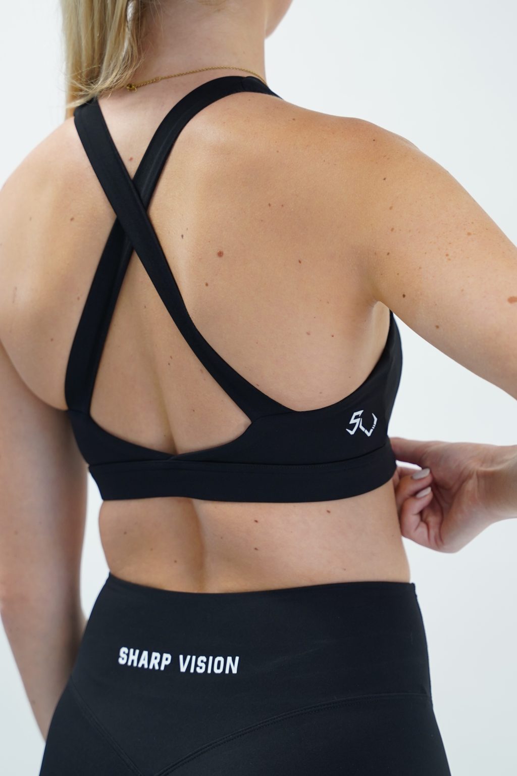 Sculpt Sports Bra - Black - Image 6